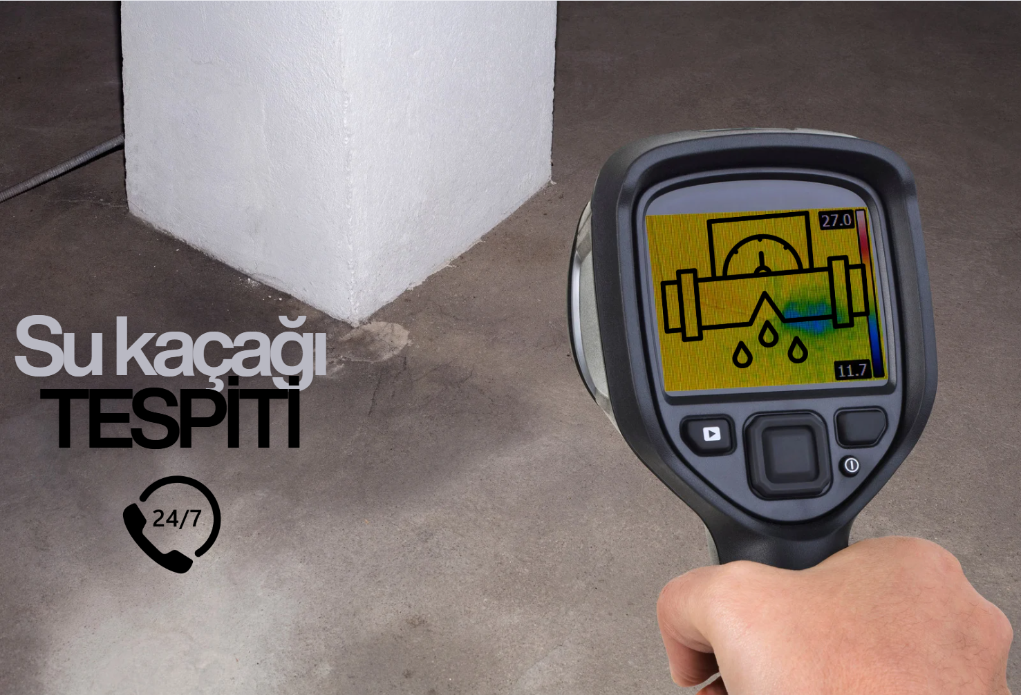  Ankara Yenimahalle Cihazla Su Kaçağı Tespiti